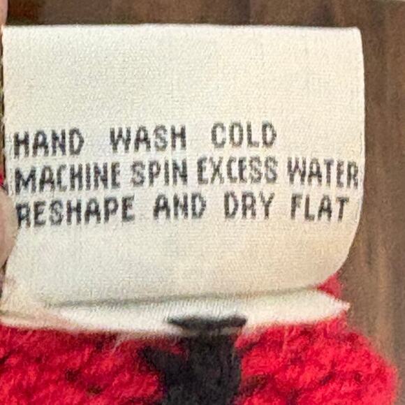 Sigrid Olsen Sport Vintage Embroidered Red Snowflake Zipper Vest Womens Medium - Picture 12 of 12